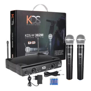 Microfone Sem Fio Kadosh KDS-W382M | Ideal para Eventos e Igrejas