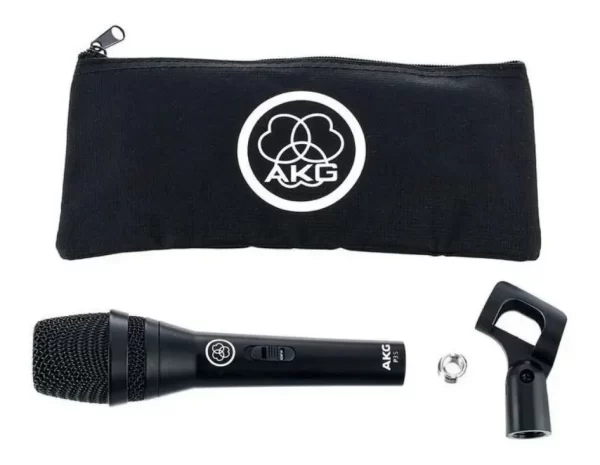 Akg P3S Microfone Dinâmico Cardióide Preto - Imagem 3